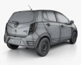 Perodua Axia 2017 3d model
