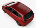 Perodua Myvi 2022 3d model top view