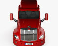 Peterbilt 579 트랙터 트럭 2014 3D 모델  front view
