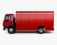 Peterbilt 210 箱式卡车 2015 3D模型 侧视图