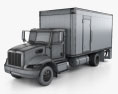 Peterbilt 325 Box Truck 2015 3d model wire render