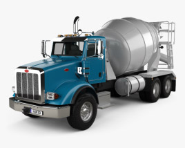 Peterbilt 365 Mixer Truck 2015 3D model