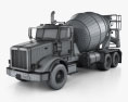 Peterbilt 365 콘크리트 믹서 트럭 2015 3D 모델  wire render