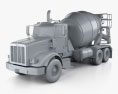 Peterbilt 365 콘크리트 믹서 트럭 2015 3D 모델  clay render