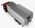 Peterbilt 320 垃圾车 2015 3D模型 顶视图