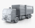 Peterbilt 320 Müllwagen 2015 3D-Modell clay render