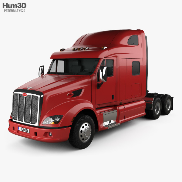 Peterbilt 587 Camion Tracteur 2015 Modèle 3D