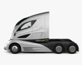 Peterbilt Walmart Advanced Vehicle Experience Truck 2015 3D模型 侧视图