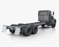 Peterbilt 330 底盘驾驶室卡车 3轴 2015 3D模型