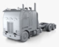 Peterbilt 362 Tractor Truck 2005 3d model clay render
