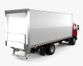Peterbilt 220 箱式卡车 2018 3D模型 后视图