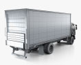 Peterbilt 220 Box Truck 2018 Modello 3D