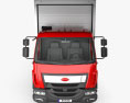 Peterbilt 220 Box Truck 2018 Modello 3D vista frontale