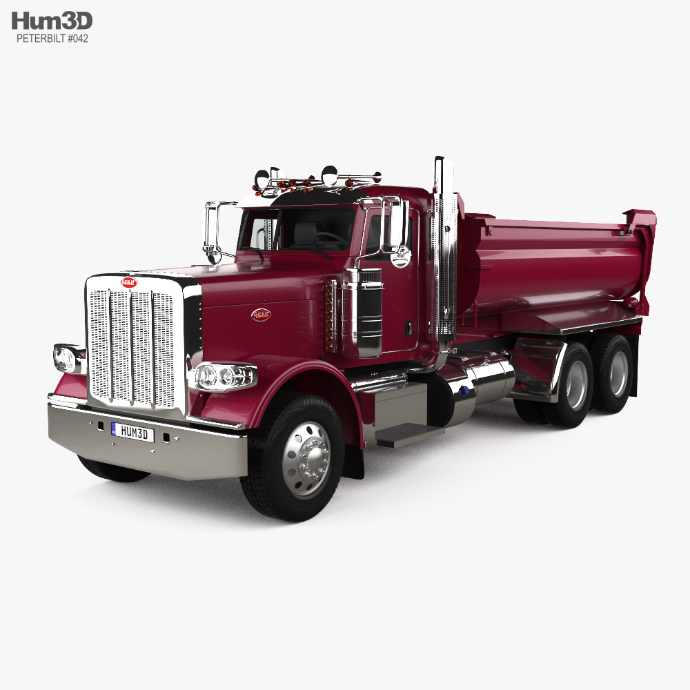 Peterbilt 389 Dumper Truck 2019 3D model