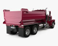 Peterbilt 389 Dumper Truck 2022 3d model back view
