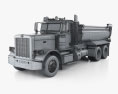 Peterbilt 389 Dumper Truck 2022 3d model wire render