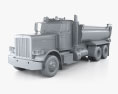 Peterbilt 389 Dumper Truck 2022 3d model clay render