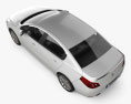 Peugeot 508 saloon 2011 3D-Modell Draufsicht