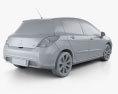 Peugeot 308 2014 3D модель