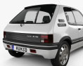 Peugeot 205 3-door GTI 1983-1983 3d model