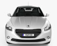 Peugeot 301 2016 3D模型 正面图