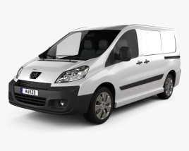 Peugeot Expert II Panel Van L1H1 2013 3D 모델 