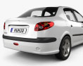 Peugeot 206 Седан 2010 3D модель