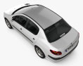 Peugeot 206 轿车 2010 3D模型 顶视图