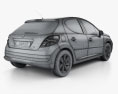 Peugeot 207 ハッチバック 5ドア 2012 3Dモデル