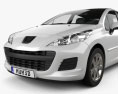 Peugeot 207 ハッチバック 5ドア 2012 3Dモデル