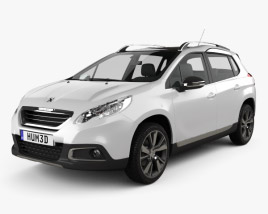 3D model of Peugeot 2008 2016