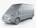 Peugeot Boxer Panel Van 2014 3D модель clay render