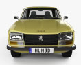 Peugeot 304 coupe 1970 3D模型 正面图