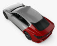 Peugeot Exalt 2015 3D模型 顶视图