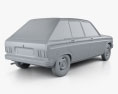 Peugeot 104 1976 3D-Modell