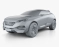 Peugeot Quartz 2018 3Dモデル clay render