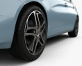 Peugeot 308 해치백 인테리어 가 있는 2016 3D 모델 