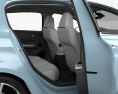 Peugeot 308 hatchback con interior 2016 Modelo 3D