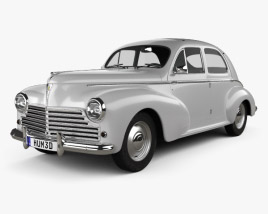 Peugeot 203 1948 Modelo 3D