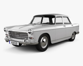 3D model of Peugeot 404 Berline 1960