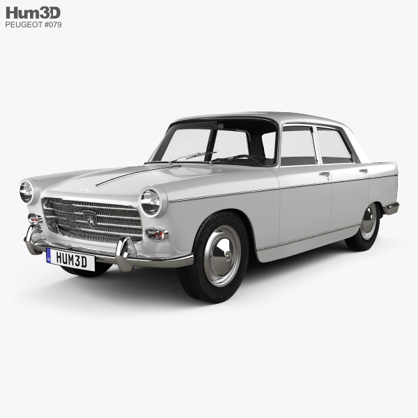Peugeot 404 Berline 1960 3D model