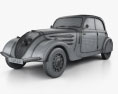 Peugeot 402 Legere 1935 3Dモデル wire render