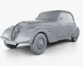 Peugeot 402 Legere 1935 3D-Modell clay render