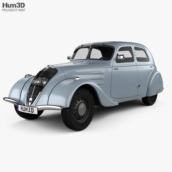 Peugeot 302 1936 3D 모델 