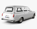 Peugeot 403 Familiale 1956 3D模型 后视图