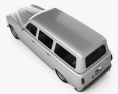 Peugeot 403 Familiale 1956 3D模型 顶视图