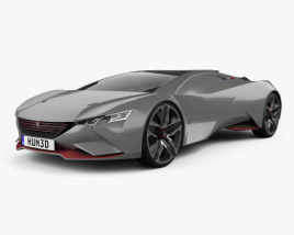 3D model of Peugeot Vision Gran Turismo 2015