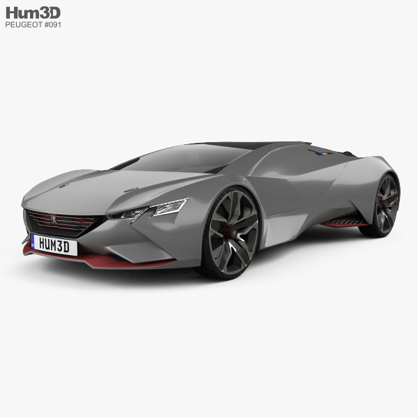 Peugeot Vision Gran Turismo 2015 Modello 3D
