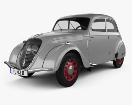 Peugeot 202 Berline 1938 3D модель