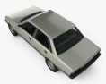 Peugeot 505 1992 3D-Modell Draufsicht